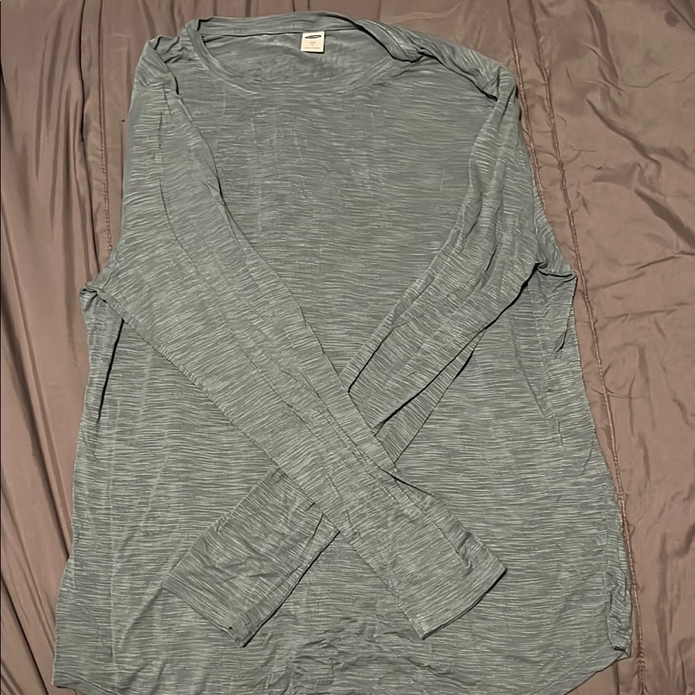 Old Navy Gray Relaxed Blouse